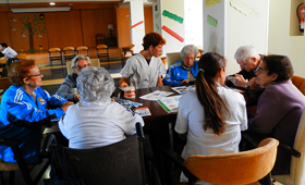 Geriatricarea Sanyres Universidad CEU higiene bucal