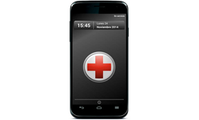 Geriatricarea Teleasistencia Móvil de Cruz Roja Smartphone Vodafone