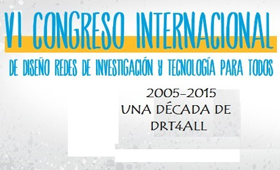 Geriatricarea DRT4ALL Congreso Internacional de Diseño, Redes de Investigación y Tecnología para todos