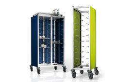 Geriatricarea blanco carros bandejas