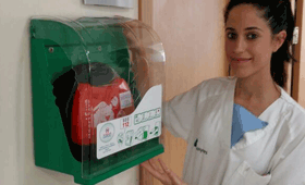 Geriatricarea Grupo Sanyres desfibriladores