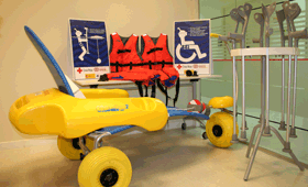• Geriatricarea accesibilidad playas Fundación ONCE Cruz Roja
