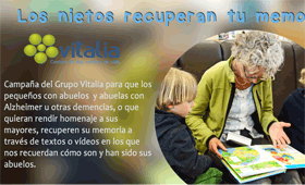 Geriatricarea Vitalia abuelos nietos Alzheimer