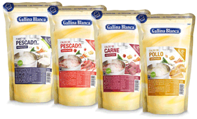 Geriatricarea Gallina Blanca FoodService caldos líquidos concentrados