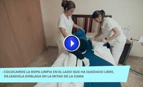 Geriatricarea hacer la cama sanyres persona dependiente