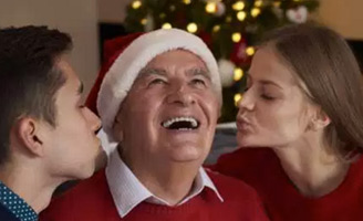 geriatricarea Navidad mayores