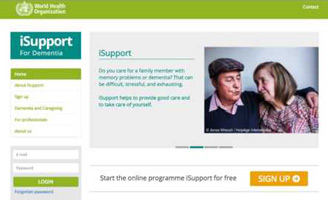 geriatricarea OMS iSupport cuidadores demencia