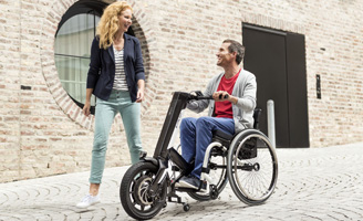 geriatricarea Invacare E-Pilot handbike