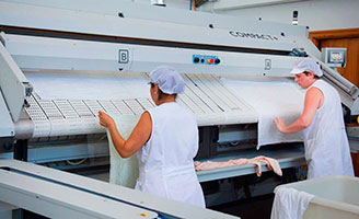 geriatricarea Girbau Compact+ tren de planchado