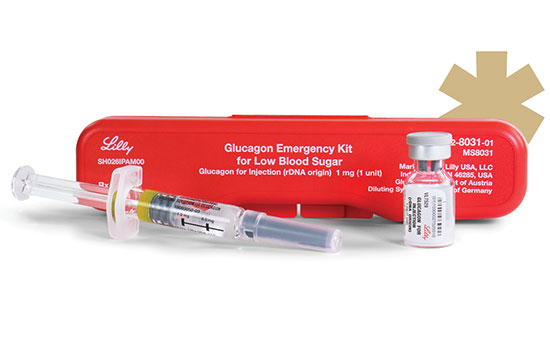geriatricarea Glucagon hipoglucemia