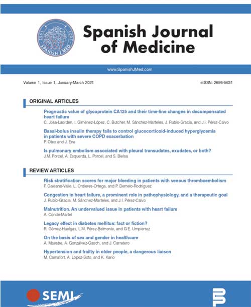 Spaans J Med, new review by the Spanish Society of Internal Medicine