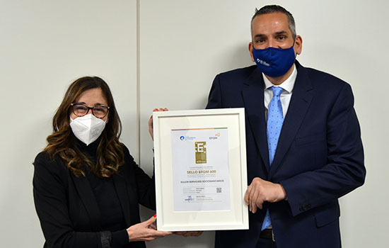 geriatricarea EULEN Servicios Sociosanitarios Sello EFQM 600