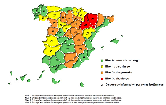 geriatric area Imserso exceso de temperaturas