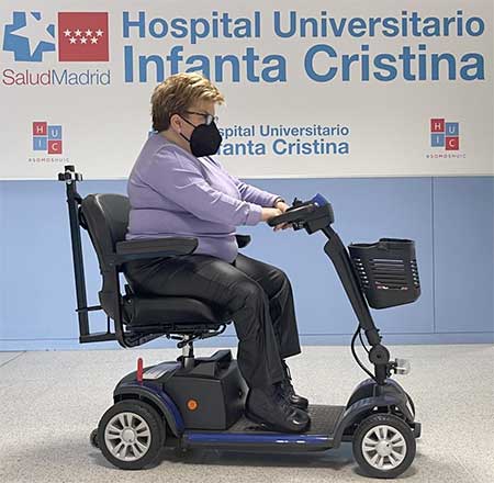geriatricarea movilidad reducida Hospital Infanta Cristina
