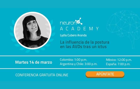 Geriatricarea- NeuronUP Academy, ponencia gratuita sobre la importancia de la postura en las AVDs tras un ictus