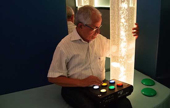 Multisensory rooms for the elderly