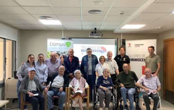 Geriatricarea- DomusVi apuesta por 'Talleres de Reminiscencia Basados en Fútbol' para mejorar la memoria