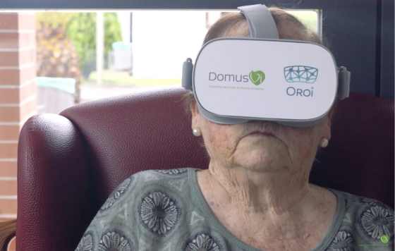 Geriatricarea- gafas de realidad virtual terapia no farmacologica