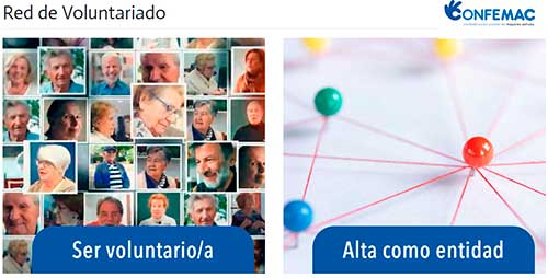 geriatricarea CONFEMAC Red de Voluntariado