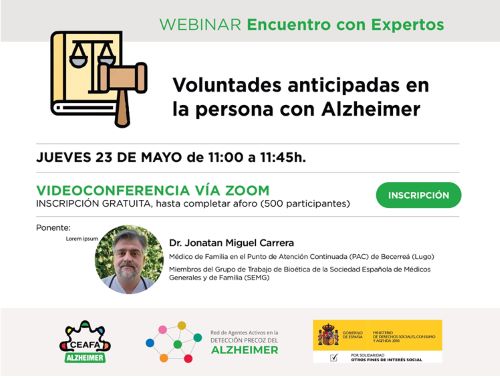 geriatricarea Voluntades anticipadas Alzheimer ceafa