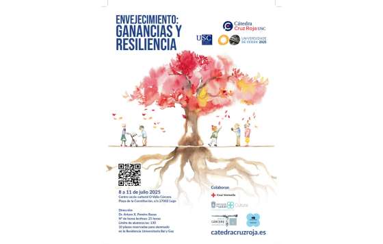 Geriatricarea Universidad de Verano de la USC, Curso de verano 2025 «Envejecimiento: ganancias y resiliencia»