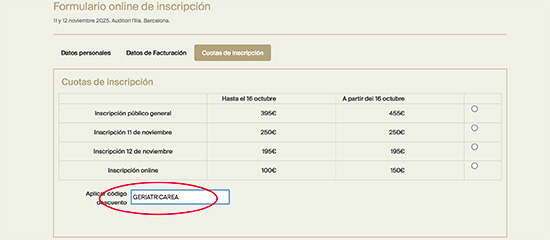 GERIATRICAREA CONGRESO DEPENDENCIA
