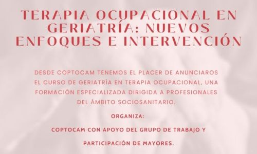 geriatricarea terapia ocupaciones