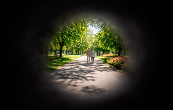 Geriatricarea, Glaucoma vision en tunel