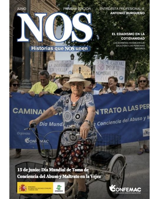Geriatricarea- CONFEMAC revista 'NOS: Historias que NOS unen', envejecimiento activo