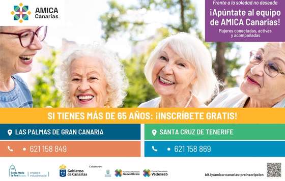 Geriatricarea- AMICA Canarias, envejecimiento activo, soledad no deseada
